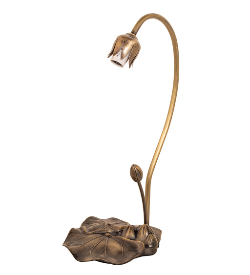 Meyda Tiffany - 37832 - One Light Table Base - Lily - Antique Copper