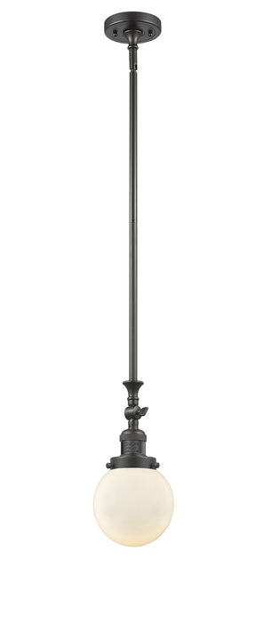 Innovations - 206-OB-G201-6-LED - LED Mini Pendant - Franklin Restoration - Oil Rubbed Bronze