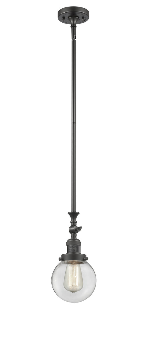 Innovations - 206-OB-G202-6-LED - LED Mini Pendant - Franklin Restoration - Oil Rubbed Bronze