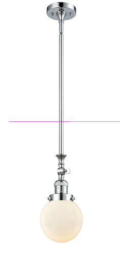 Franklin Restoration One Light Mini Pendant Polished Chrome