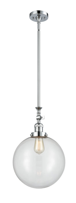 Innovations - 206-PC-G202-12-LED - LED Mini Pendant - Franklin Restoration - Polished Chrome