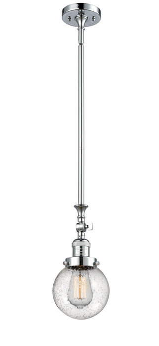 Innovations - 206-PC-G204-6 - One Light Mini Pendant - Franklin Restoration - Polished Chrome