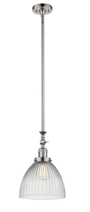 Innovations - 206-PN-G222 - One Light Mini Pendant - Franklin Restoration - Polished Nickel