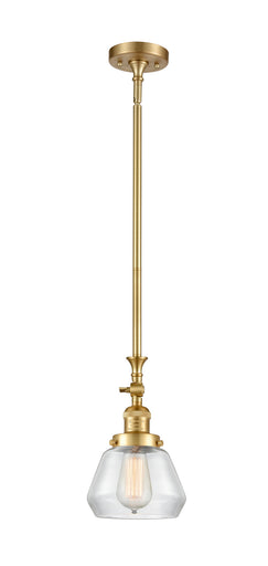 Franklin Restoration LED Mini Pendant Satin Gold