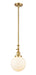 Innovations - 206-SG-G201-8 - One Light Mini Pendant - Franklin Restoration - Satin Gold