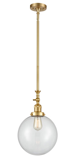 Franklin Restoration One Light Mini Pendant Satin Gold