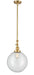 Innovations - 206-SG-G202-12 - One Light Mini Pendant - Franklin Restoration - Satin Gold