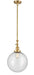 Innovations - 206-SG-G204-12 - One Light Mini Pendant - Franklin Restoration - Satin Gold