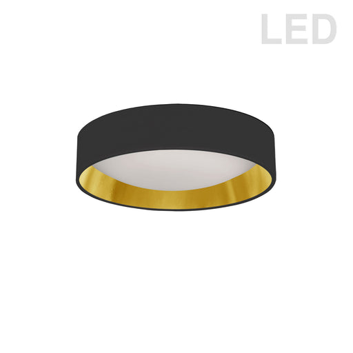 Dainolite Ltd - CFLD-1114-698 - LED Flush Mount - Black/Gold