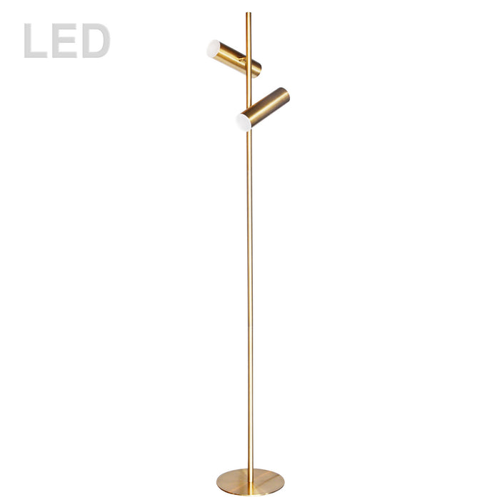Dainolite Ltd - CST-6112LEDF-AGB - LED Floor Lamp - Constance - Aged Brass