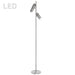 Dainolite Ltd - CST-6112LEDF-SC - LED Floor Lamp - Constance - Satin Chrome
