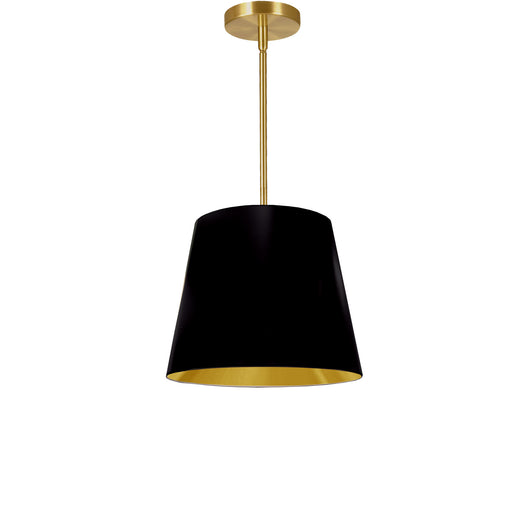 Dainolite Ltd - ODR-S-698 - One Light Pendant - Oversized Drum - Black/Gold