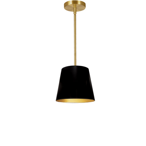Dainolite Ltd - ODR-XS-698 - One Light Pendant - Oversized Drum - Black/Gold