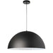 Dainolite Ltd - OFE-201P-MB - One Light Pendant - Ofelia - Matte Black