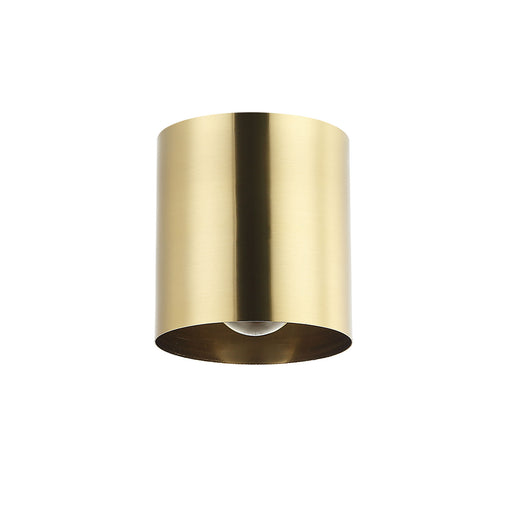 Dainolite Ltd - TRN-41FH-AGB - One Light Flush Mount - Theron - Aged Brass