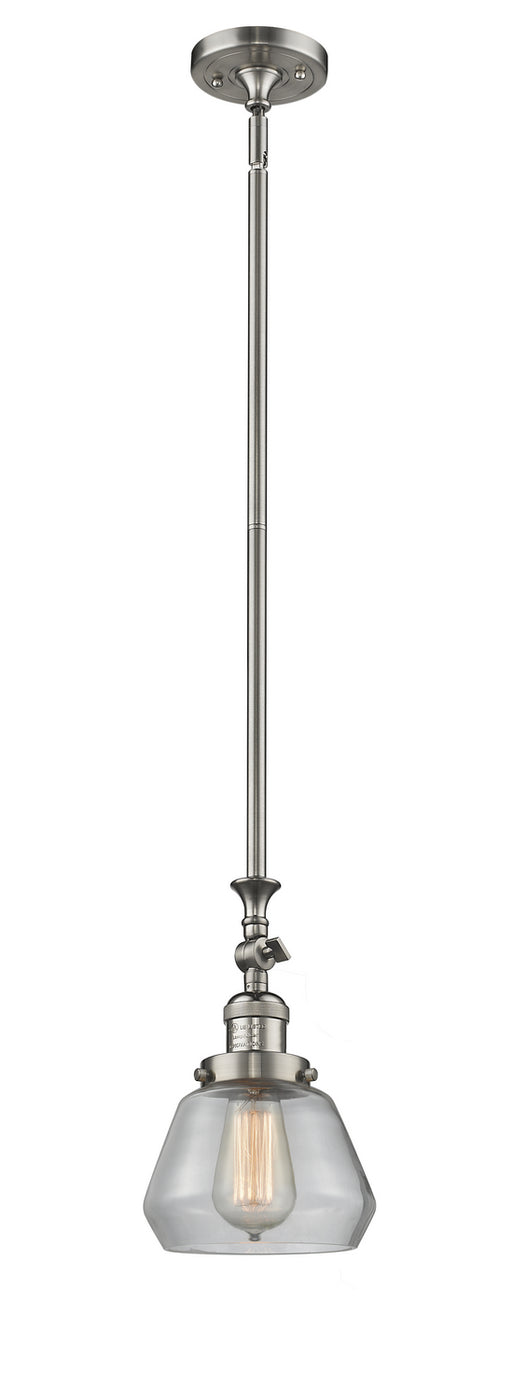 Innovations - 206-SN-G172-LED - LED Mini Pendant - Franklin Restoration - Brushed Satin Nickel