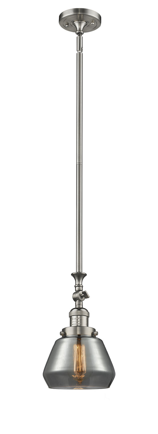 Innovations - 206-SN-G173-LED - LED Mini Pendant - Franklin Restoration - Brushed Satin Nickel