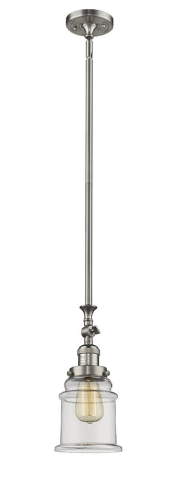 Innovations - 206-SN-G182-LED - LED Mini Pendant - Franklin Restoration - Brushed Satin Nickel
