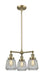 Innovations - 207-AB-G142-LED - LED Chandelier - Franklin Restoration - Antique Brass