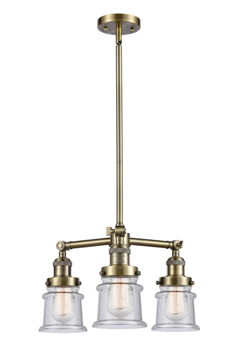 Innovations - 207-AB-G184S-LED - LED Chandelier - Franklin Restoration - Antique Brass