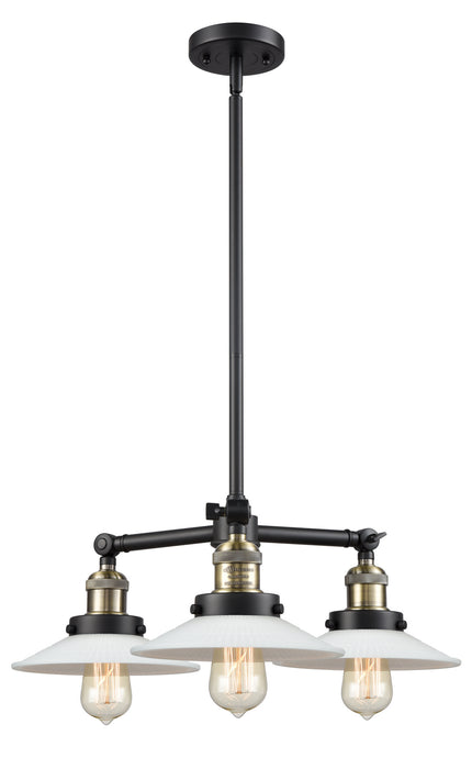 Innovations - 207-BAB-G1-LED - LED Chandelier - Franklin Restoration - Black Antique Brass