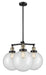 Innovations - 207-BAB-G202-10-LED - LED Chandelier - Franklin Restoration - Black Antique Brass