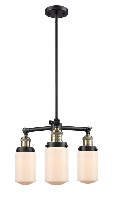 Innovations - 207-BAB-G311-LED - LED Chandelier - Franklin Restoration - Black Antique Brass