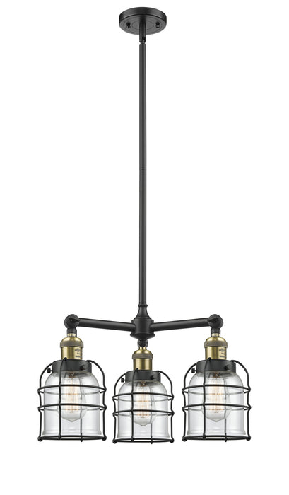 Innovations - 207-BAB-G52-CE-LED - LED Chandelier - Franklin Restoration - Black Antique Brass