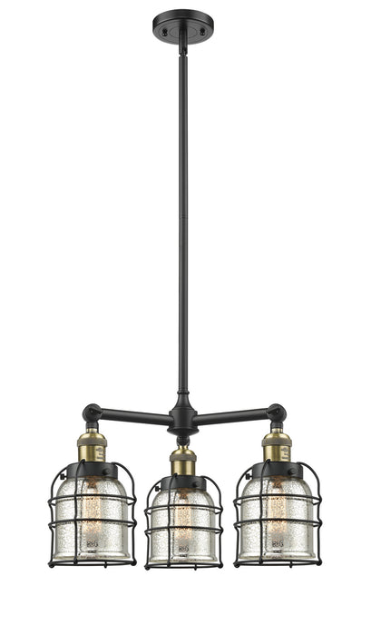 Innovations - 207-BAB-G58-CE-LED - LED Chandelier - Franklin Restoration - Black Antique Brass
