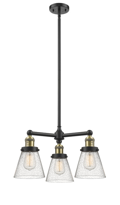 Innovations - 207-BAB-G64-LED - LED Chandelier - Franklin Restoration - Black Antique Brass