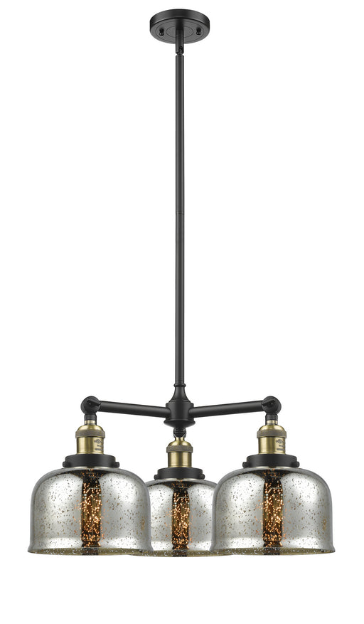 Innovations - 207-BAB-G78 - Three Light Chandelier - Franklin Restoration - Black Antique Brass