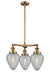Innovations - 207-BB-G165-LED - LED Chandelier - Franklin Restoration - Brushed Brass