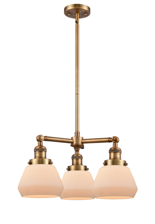 Innovations - 207-BB-G171-LED - LED Chandelier - Franklin Restoration - Brushed Brass