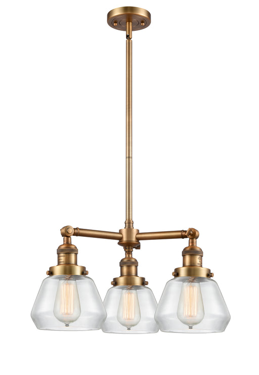 Innovations - 207-BB-G172-LED - LED Chandelier - Franklin Restoration - Brushed Brass