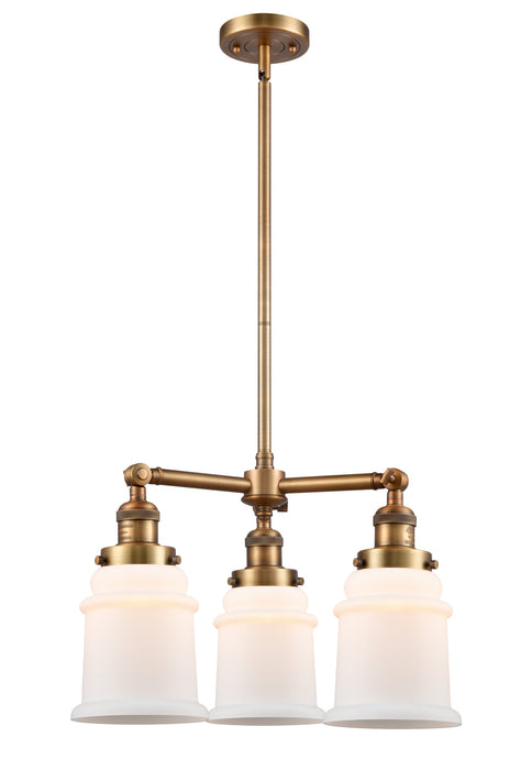 Innovations - 207-BB-G181-LED - LED Chandelier - Franklin Restoration - Brushed Brass