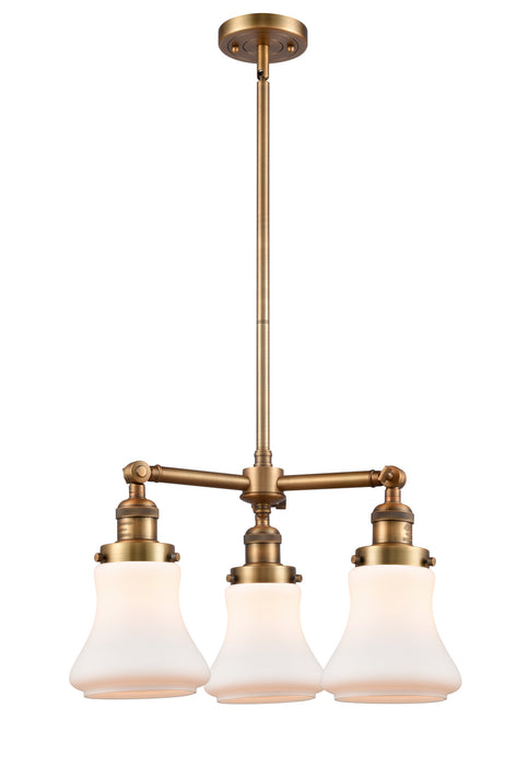 Innovations - 207-BB-G191-LED - LED Chandelier - Franklin Restoration - Brushed Brass