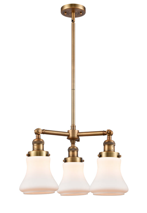 Innovations - 207-BB-G191-LED - LED Chandelier - Franklin Restoration - Brushed Brass