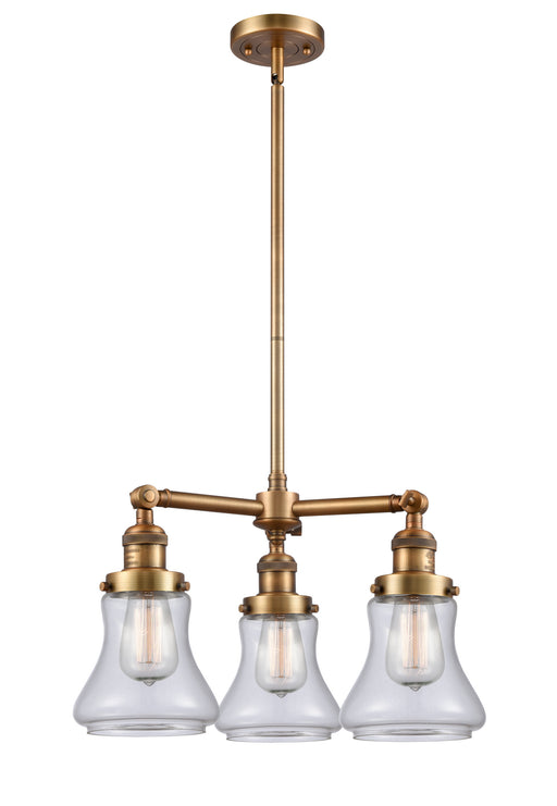 Innovations - 207-BB-G192-LED - LED Chandelier - Franklin Restoration - Brushed Brass