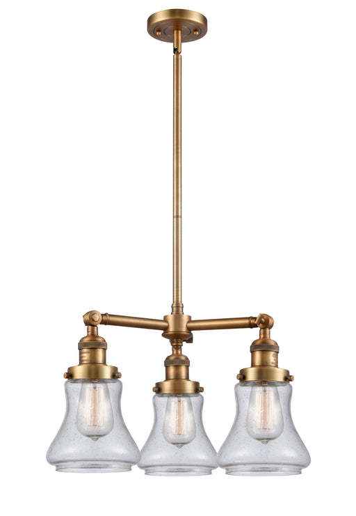 Innovations - 207-BB-G194-LED - LED Chandelier - Franklin Restoration - Brushed Brass