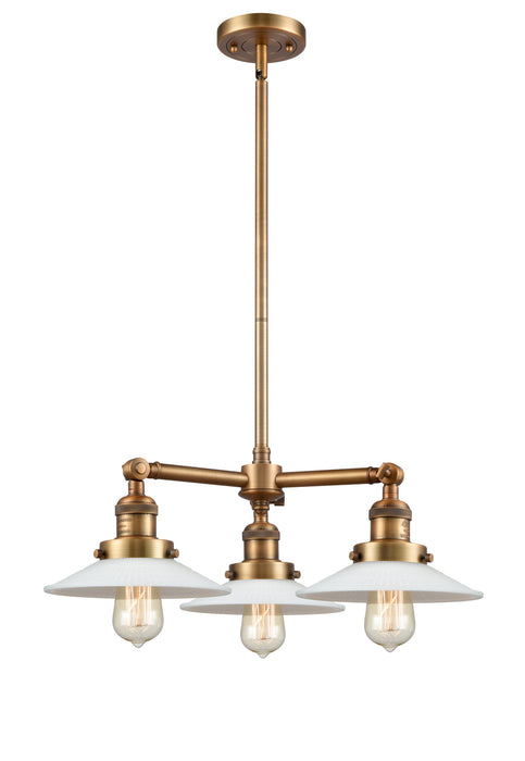 Innovations - 207-BB-G1-LED - LED Chandelier - Franklin Restoration - Brushed Brass