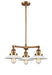 Innovations - 207-BB-G1-LED - LED Chandelier - Franklin Restoration - Brushed Brass