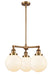Innovations - 207-BB-G201-8-LED - LED Chandelier - Franklin Restoration - Brushed Brass