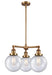 Innovations - 207-BB-G204-8-LED - LED Chandelier - Franklin Restoration - Brushed Brass