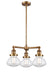 Innovations - 207-BB-G322-LED - LED Chandelier - Franklin Restoration - Brushed Brass