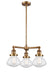 Innovations - 207-BB-G324-LED - LED Chandelier - Franklin Restoration - Brushed Brass