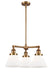 Innovations - 207-BB-G41-LED - LED Chandelier - Franklin Restoration - Brushed Brass