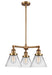 Innovations - 207-BB-G42-LED - LED Chandelier - Franklin Restoration - Brushed Brass