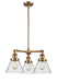 Innovations - 207-BB-G44-LED - LED Chandelier - Franklin Restoration - Brushed Brass