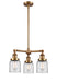 Innovations - 207-BB-G52-LED - LED Chandelier - Franklin Restoration - Brushed Brass