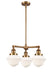 Innovations - 207-BB-G531-LED - LED Chandelier - Franklin Restoration - Brushed Brass